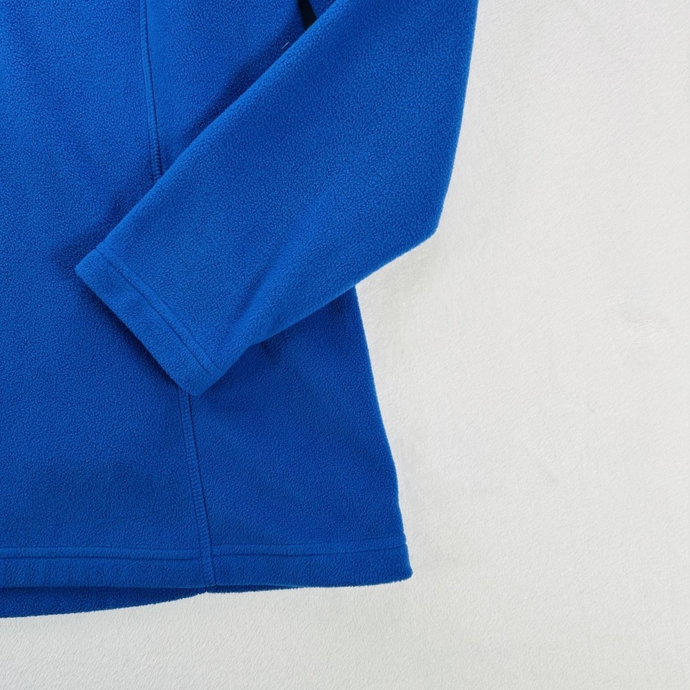 Lands' End Sweatshirt Womens Large 14-16 Blue Fleece 1/4 Zip Pullover Winter - Picture 8 of 16